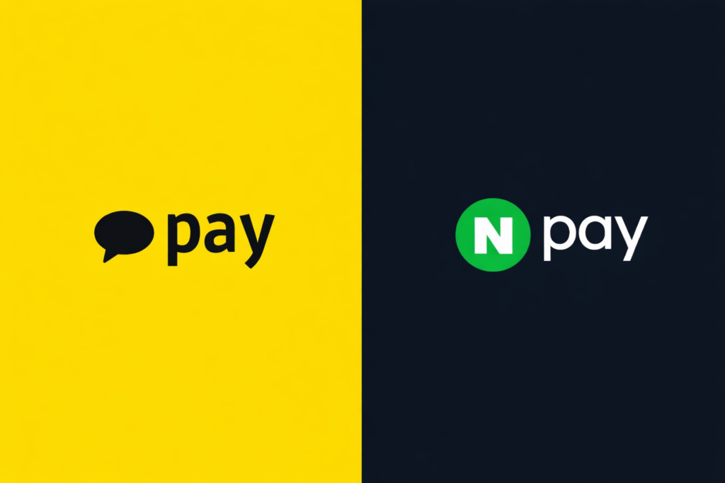 Comparison of Kakao Pay and Naver Pay, the most popular mobile payment apps in Korea for travelers and cashless payments