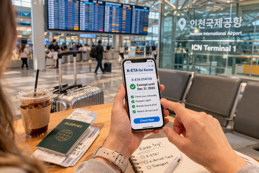 K-ETA for Korea in 2026 do you still need it travel guide for foreign tourists